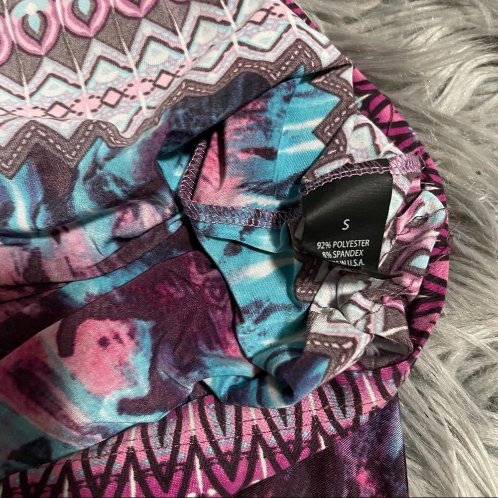 Rue 21 Multi Color Print Strapless Maxi Dress - Picture 5 of 5
